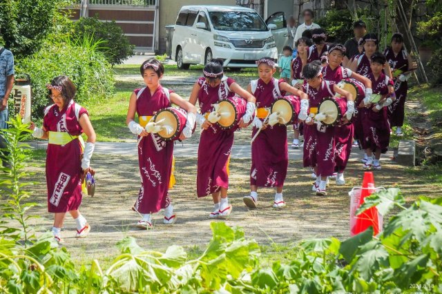 伝統芸能実演「じゃんがら念仏踊り」