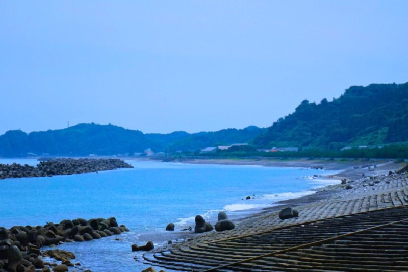 久之浜・波立海岸沿い