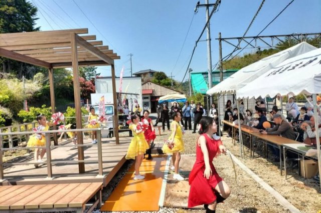 末続駅昇格認定80周年記念行事