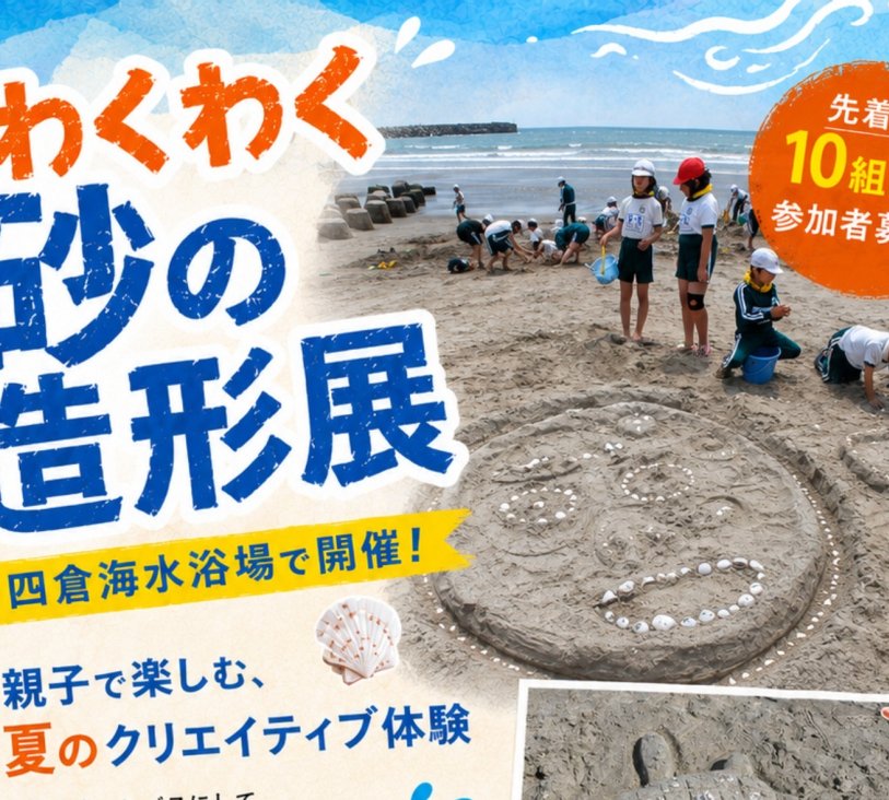 わくわく砂の造形展