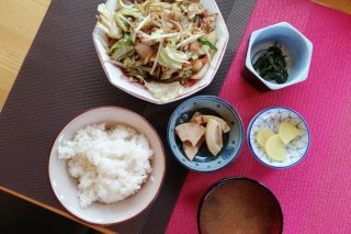 野菜炒め定食