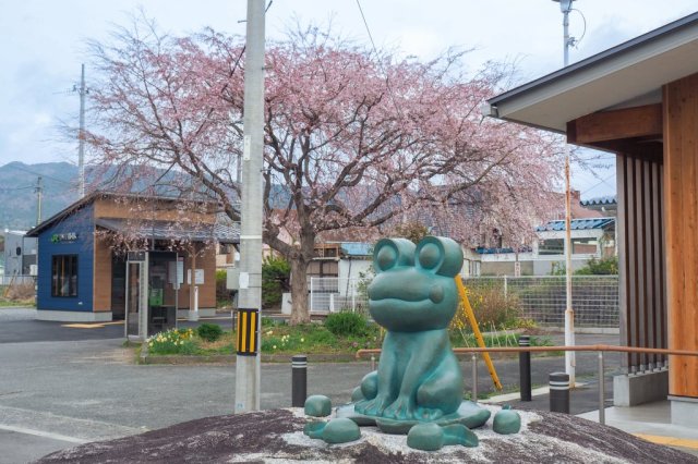 【復路】列車コース：JR小川郷駅