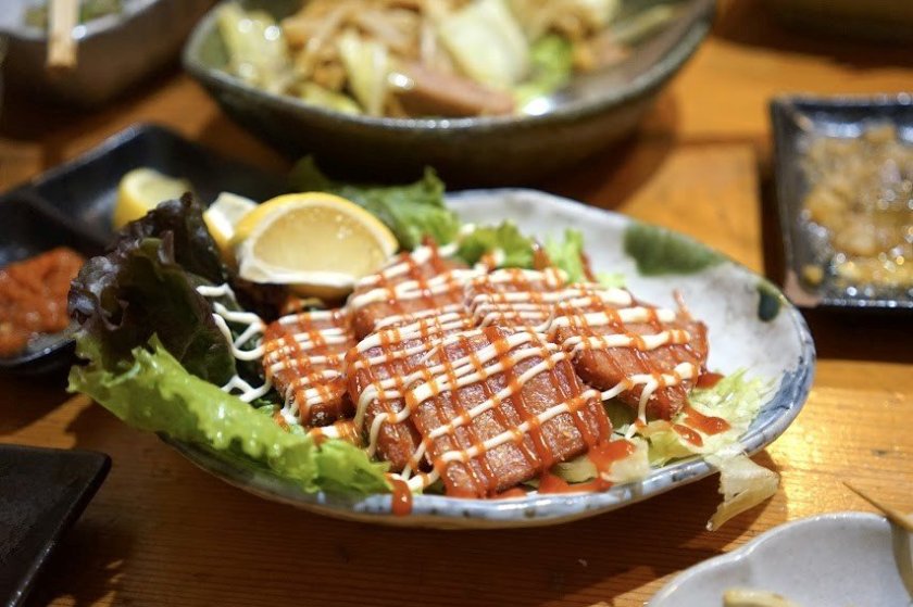 スパムのカリカリ揚げ