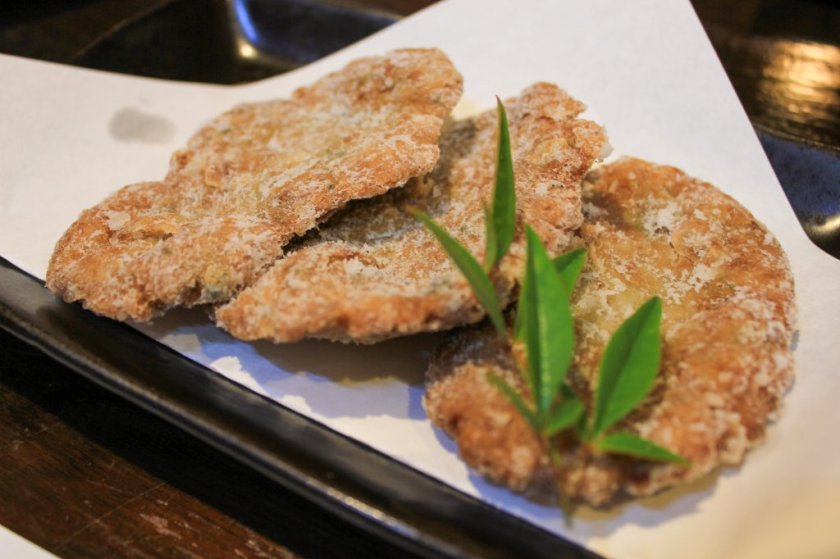 イワシのつみれ揚げ